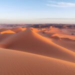 multiples dunes immenses sur le site de Tin Merzouga sahara tadrart rouge